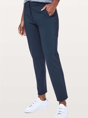 Lululemon Women's Navy Tailored Stretch Pants size 8